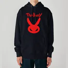 theePOPのThe Bunny あか ヘビーウェイトパーカー