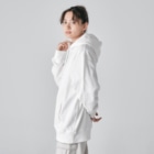 ヤママユ(ヤママユ・ペンギイナ)のふたごのジェンツーペンギン(ロゴあり) Heavyweight Hoodie