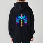 💖宇宙整体♪🌈♪こころからだチャンネル♪💖のあーよかった宇宙光七色曼荼羅with angel cakra balance Heavyweight Hoodie