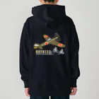 NYAO_AVIATIONの中島 四式戦 疾風 Ki-84 HAYATE 飛行第73戦隊機 グッズ Heavyweight Hoodie