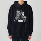 『NG （Niche・Gate）』ニッチゲート-- IN SUZURIの黒揚羽（くろあげは）h.t.(白文字) Heavyweight Hoodie