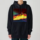 水草の火口の夜 Heavyweight Hoodie