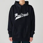 PoooompadoooourのRailroadsロゴタイプ　しろ Heavyweight Hoodie