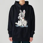 obosa_DENS/SABEAR_shop ＠SUZURIの立ち耳ワイヤーFOX_ウェア Heavyweight Hoodie