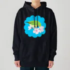 LalaHangeulの桜とメジロさん Heavyweight Hoodie