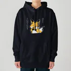  Millefy's shopのかぶりつく、キツネ Heavyweight Hoodie