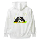 greetenのキャバリアトライカラー癒し犬 Heavyweight Hoodie