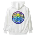 💖宇宙整体♪🌈♪こころからだチャンネル♪💖のFlower of Life STAR rights Heavyweight Hoodie