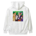 withCatsの森のニャンニャニャーン 旅立ちの朝 Heavyweight Hoodie