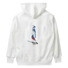 エダマメトイチ雑貨店のI love blue birds 4 -2 Heavyweight Hoodie