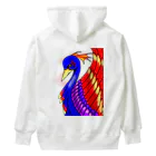 greetenの不死鳥アート  幻想世界 Heavyweight Hoodie