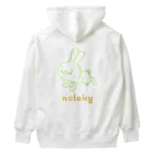 ［ n / k ］ONLINE_SHOPの走るシチョウサ(青肉) Heavyweight Hoodie