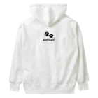 bow and arrow のパグ犬 Heavyweight Hoodie