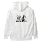 猫のきぬくんのお店のバンドにゃん Heavyweight Hoodie