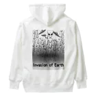 m4の宇宙人の侵略 Heavyweight Hoodie