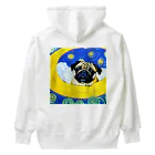 ハッピー・ディライト・ストアの癒しのパグ Heavyweight Hoodie