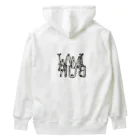 IMABURAIの煌めくミラー文字 Heavyweight Hoodie