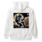 宇宙開発デザイン科の月面のギタリスト Heavyweight Hoodie