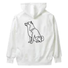 abiko328の柴犬トレジャーズ　ブラック Heavyweight Hoodie