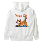 bravoadのヨガで猫のポーズ Heavyweight Hoodie