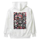 Skull sectionの薔薇とドクロ Heavyweight Hoodie