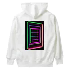 Association Against Mirroring SelfiesのAbstract_Neonsign Heavyweight Hoodie