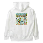 ニューライフマサラショップのワクワク動物園の愉快な仲間たち♪ Heavyweight Hoodie