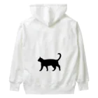 Teatime ティータイムの黒猫は見ていた　ねこ Heavyweight Hoodie