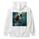 AQUAMETAVERSEの人魚姫と王子の微笑み アメジスト 2846 Heavyweight Hoodie