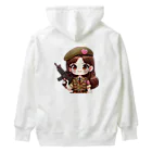 WakuWakustoreのarmy girl Heavyweight Hoodie