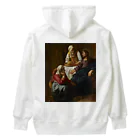 世界美術商店のマルタとマリアの家のキリスト / Christ in the House of Martha and Mary Heavyweight Hoodie