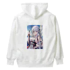 巫女スタぐらむの日本刀をもった美少女 Heavyweight Hoodie