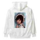 ザイオン　zionの病みかわメイド女の子シリーズ青 Heavyweight Hoodie