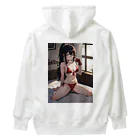 白尻のセクシー美少女アニメキャラクターグッズ Heavyweight Hoodie