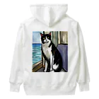 Ppit8の旅する猫 Heavyweight Hoodie