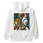 Ppit8のにわとりさん朝ごはんを食べる！ Heavyweight Hoodie