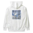 sasatasoの16時08分の空 Heavyweight Hoodie