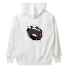 pandaticsのチョコ色のとびだすくるま！ Heavyweight Hoodie