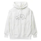 レイにーの忍び歩きシンプル黒猫 Heavyweight Hoodie