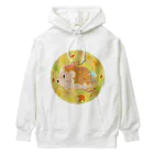 前田悠花｜イラストレーターの★ハリネズミ★ Heavyweight Hoodie