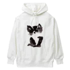 tomorebiの墨猫その2 Heavyweight Hoodie