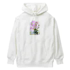 SUZURI.KEY-CHANの昼咲き月見草BF0902 Heavyweight Hoodie