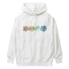 nagoshu754のカラフル　ウォンバット　4色集合 Heavyweight Hoodie