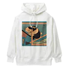 KANEKOの浮世絵風ビーバーズ2 Heavyweight Hoodie