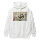 KIYOKA88WONDERLANDのつるっとペンギン　Slippery penguin Heavyweight Hoodie