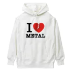 HachijuhachiのI LOVE METAL Heavyweight Hoodie