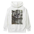 ねこの森でお散歩のフッワフワのシャムミックス Heavyweight Hoodie