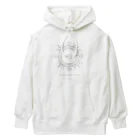 E8kickboxingのE8kickboxing ホワイトロゴ Heavyweight Hoodie