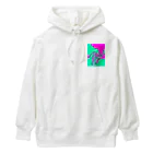 レスリーのサイケマーブル Heavyweight Hoodie