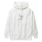 oromameの脱力系うさぎ Heavyweight Hoodie